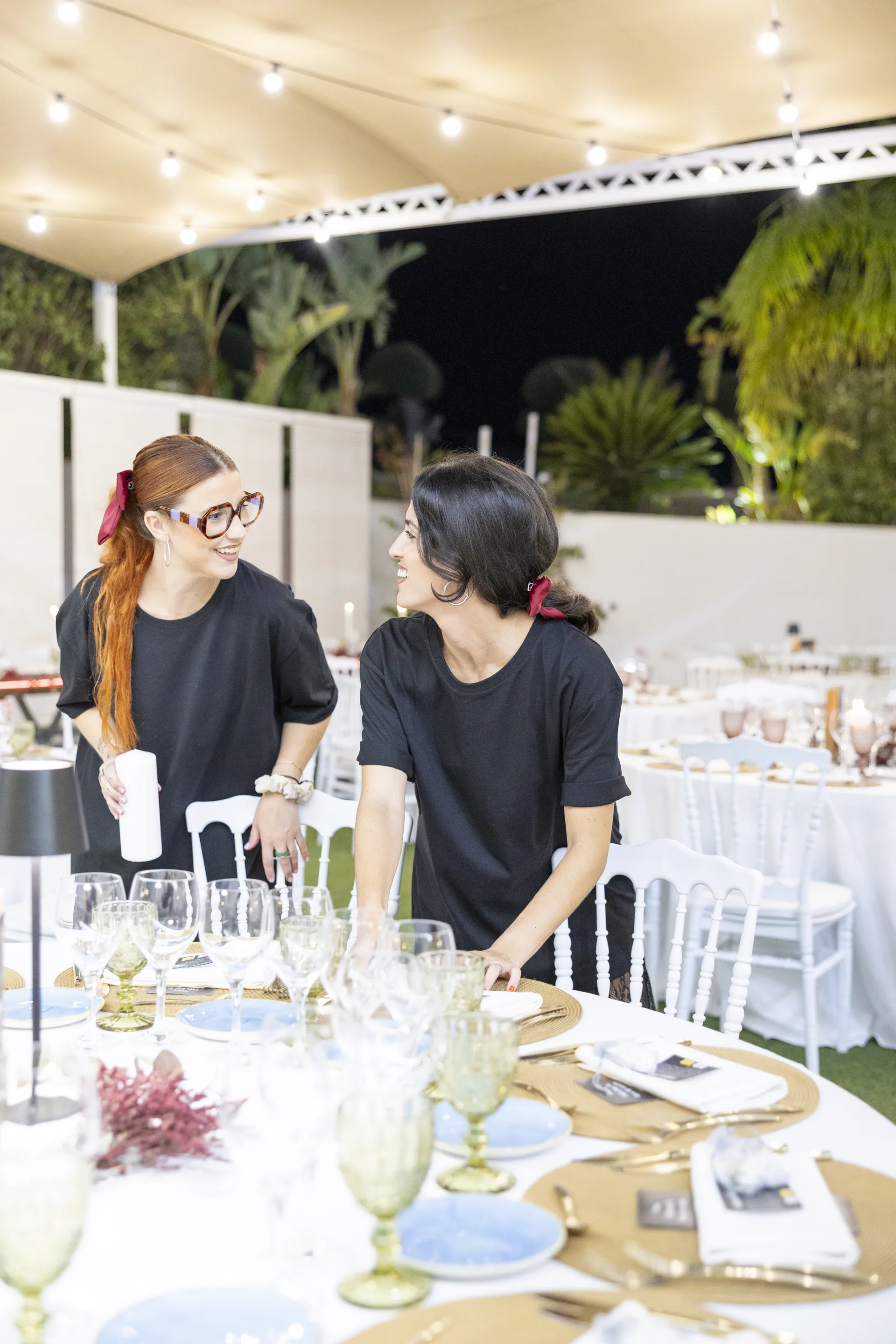Montaje de ceremonia en Espacio Santa Ana por ALUNA EVENTOS